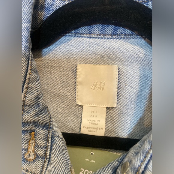 🩵NEVER WORN | H&M Sleeveless Shacket | Size Small - Picture 3 of 8